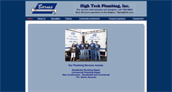 Desktop Screenshot of hightech-plumbing.com